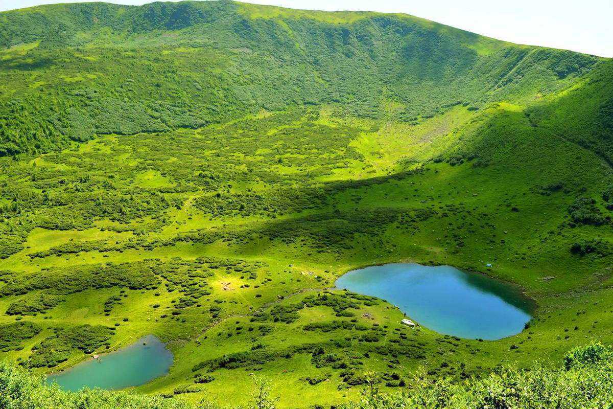 Горный массив Свидовец, озеро Ворожеска