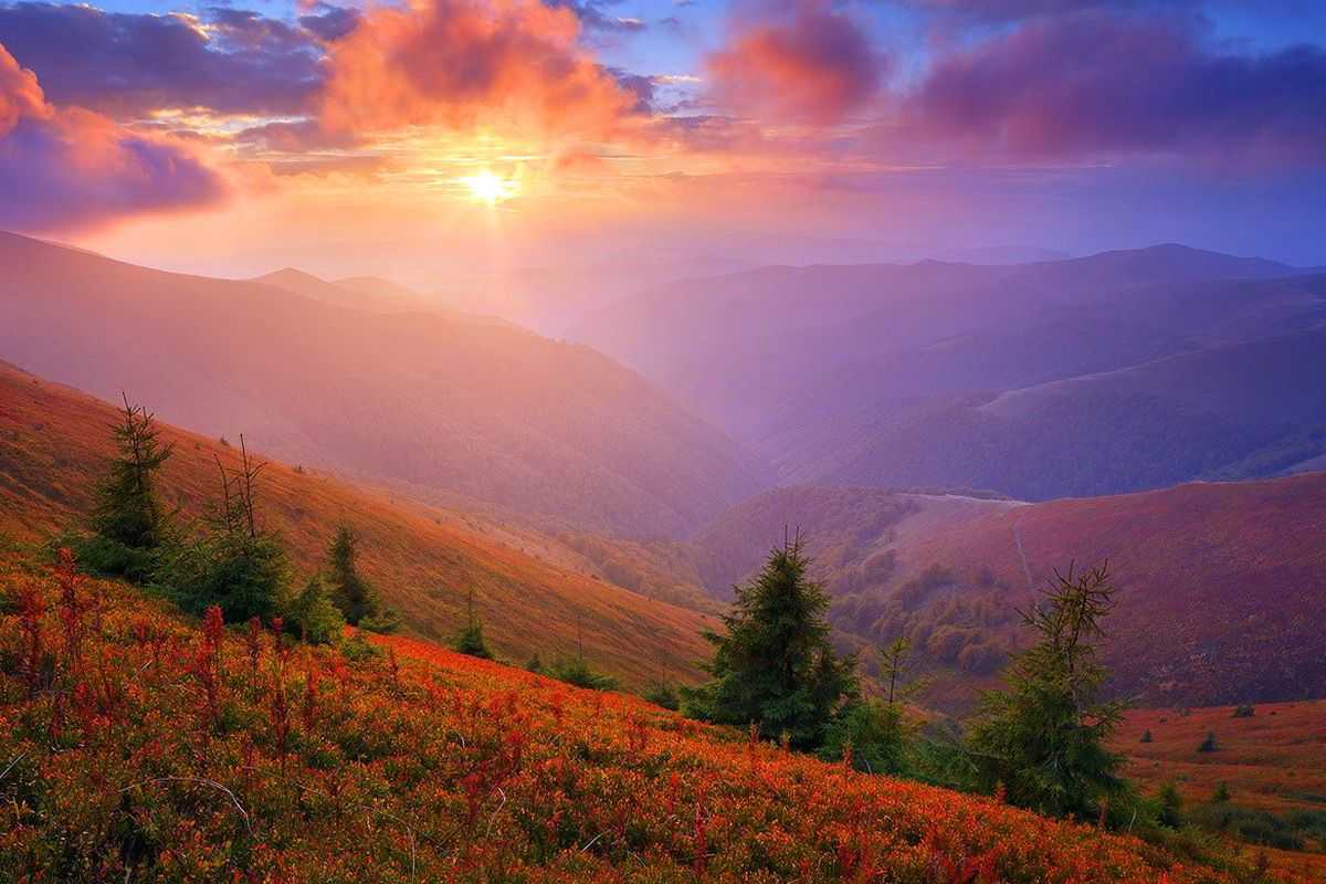 Маршрут полониной Боржава, Карпаты