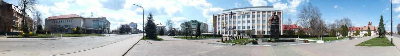 Панорамное фото пгт Богородчаны