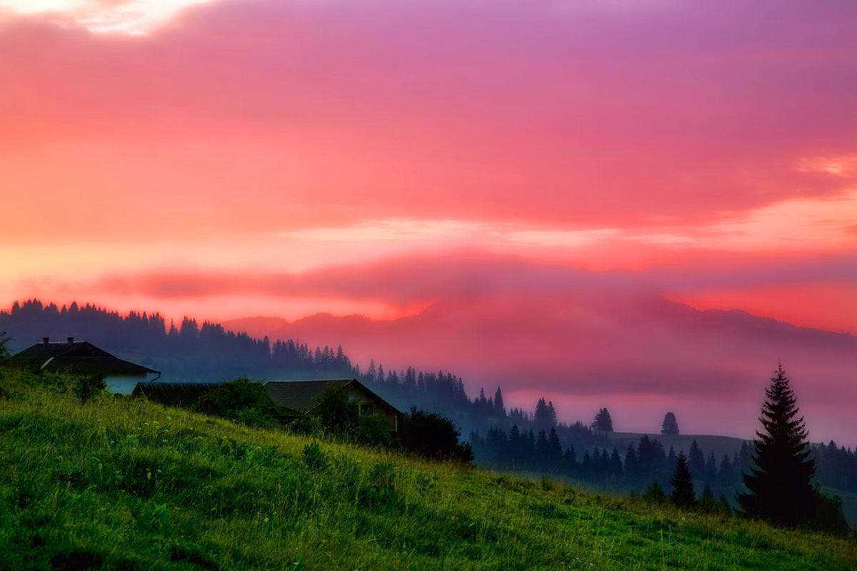 Ильцы – горная деревня в Карпатах Горное село Ильцы, Карпаты