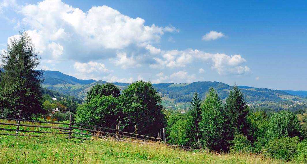 Шепот - живописное село в Карпатах