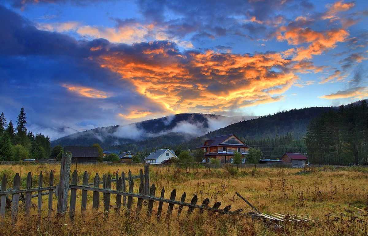 Великолепные пейзажи Карпат в Ворохте