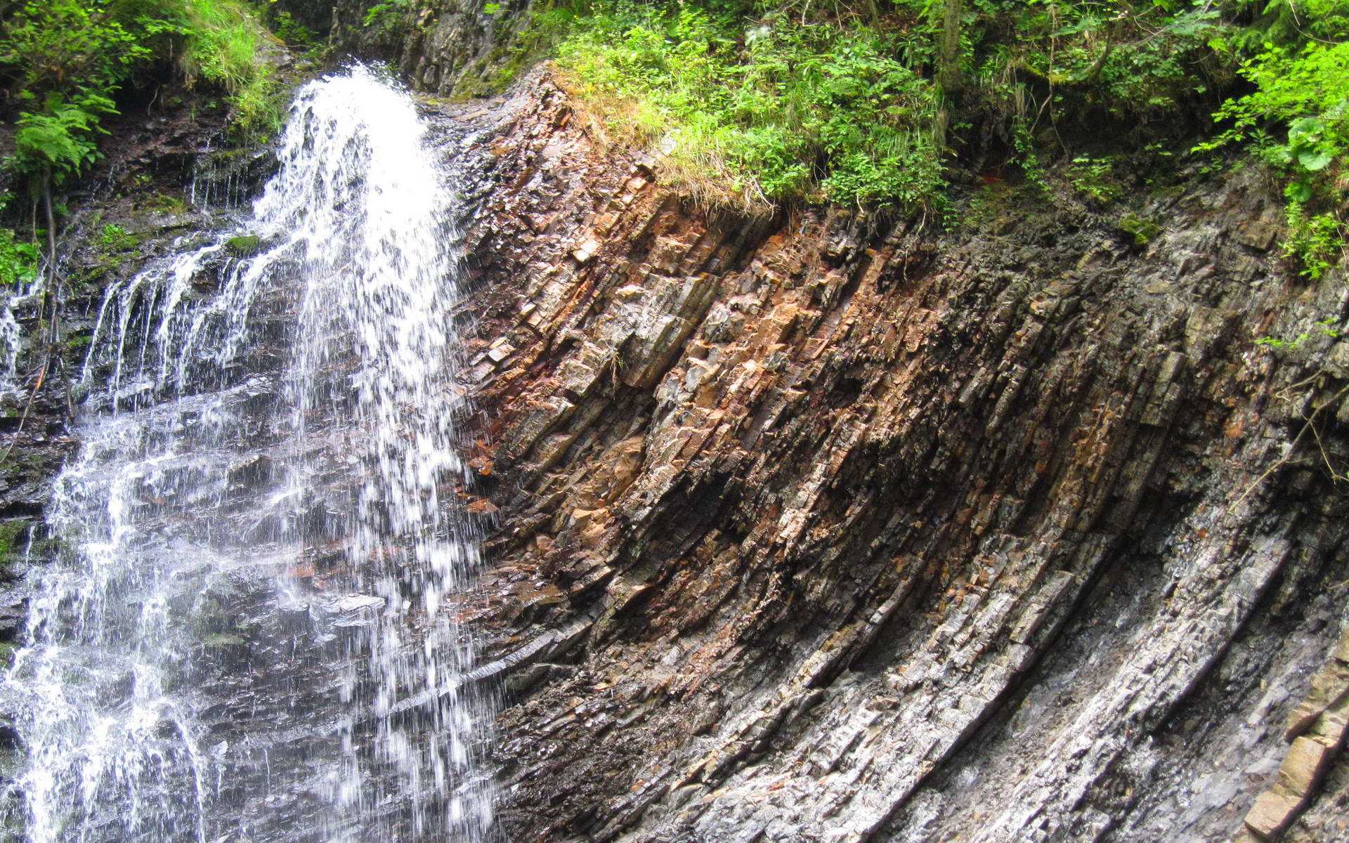 Водопад Женецкий Гук, недалеко от Татарова с. Татаров, водопад Гук Женецкий