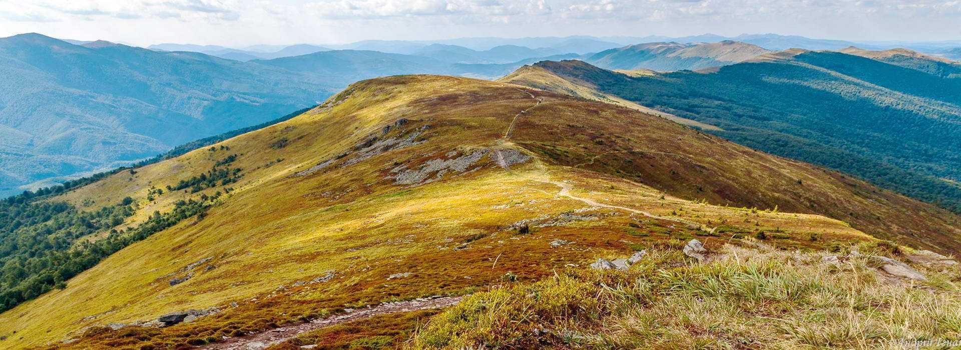 Северо-западная панорама с горы Пикуй