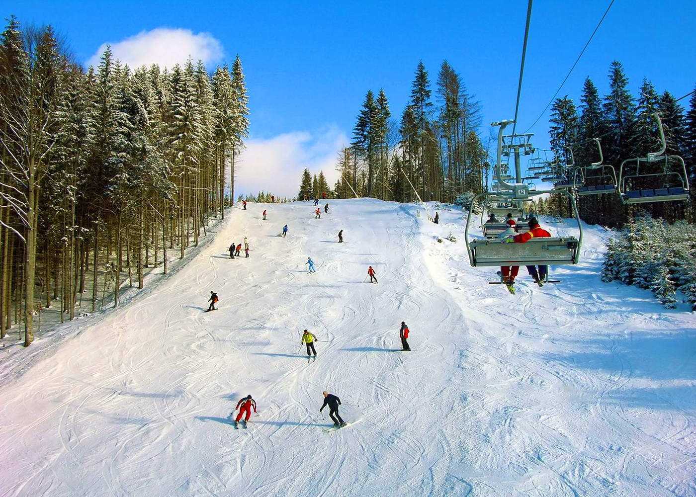 Гірськолижний курорт Красія, спуск