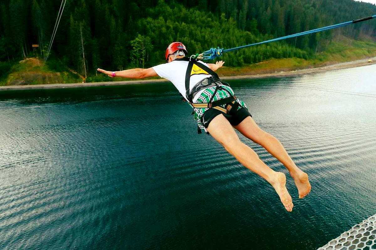 Роуп-джампінг, Буковель Буковель, роуп-джампінг