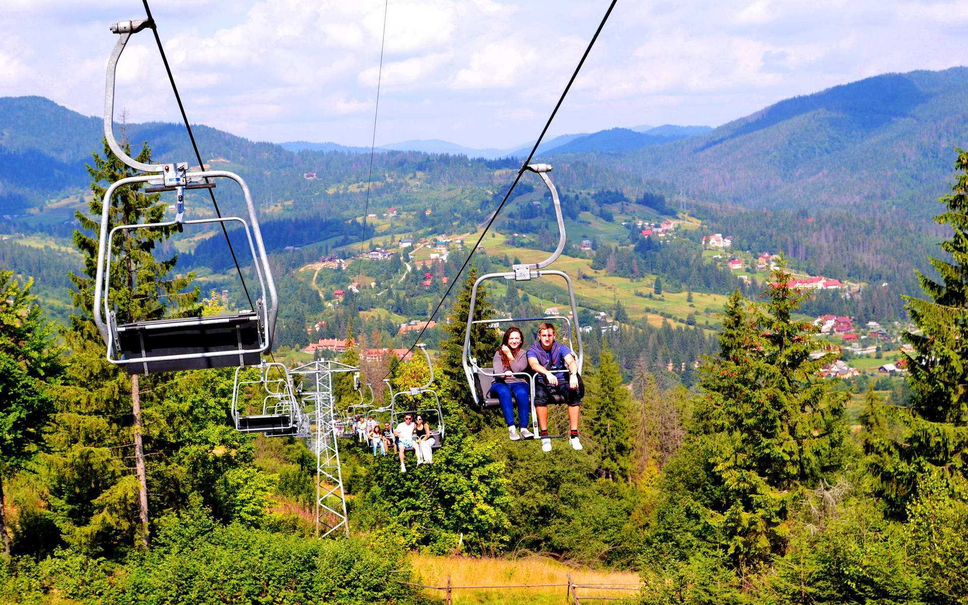 Курорт Славське влітку