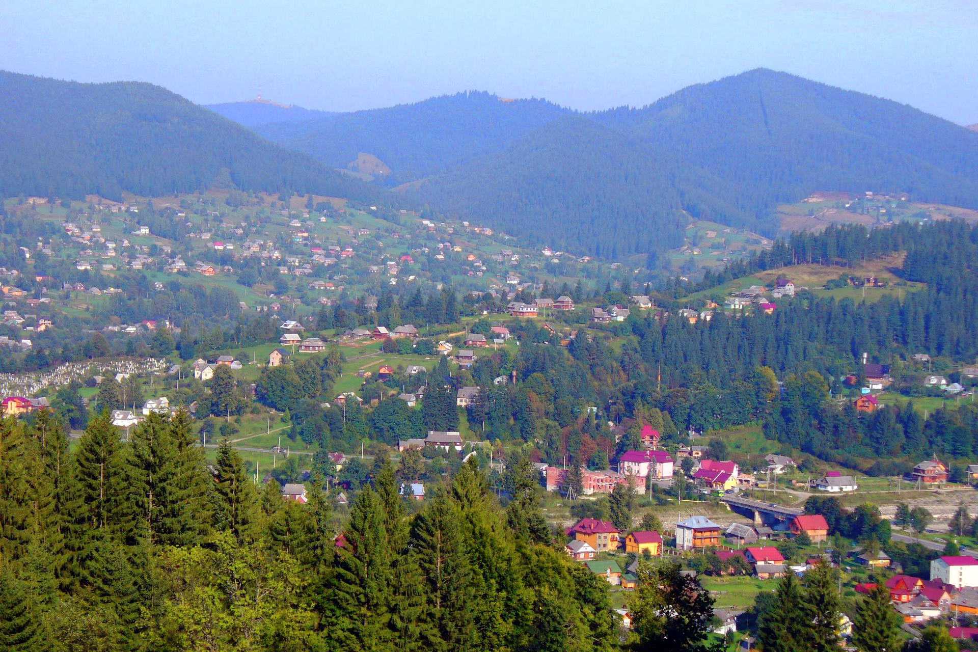 Панорама Микуличина