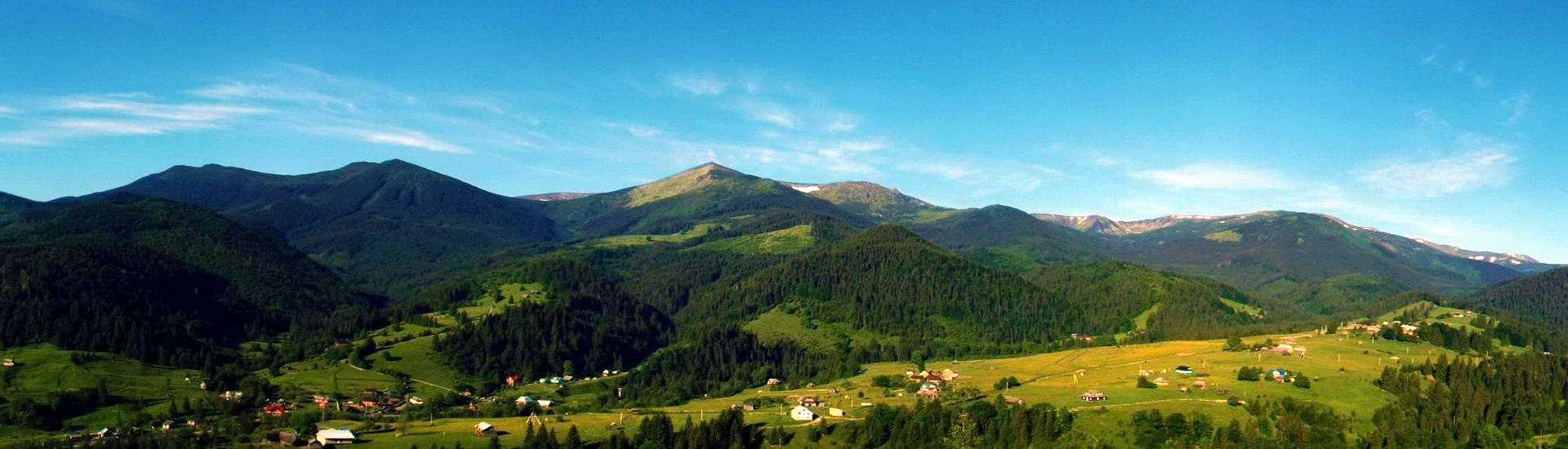 Панорамный вид с. Демброня