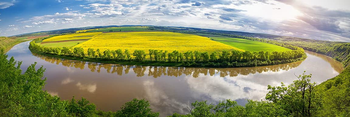 Дністровький каньйон влітку