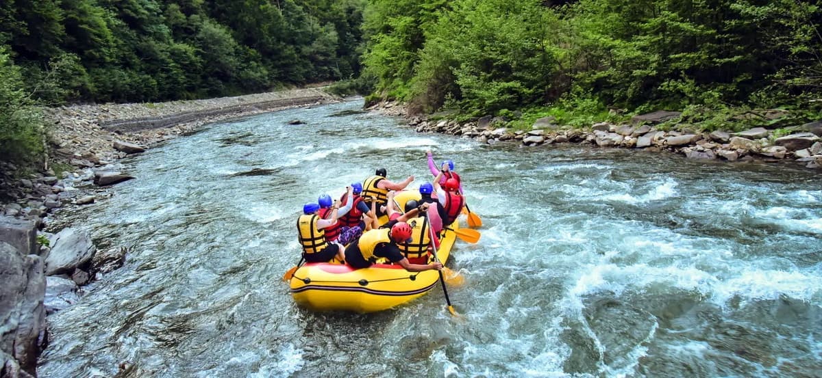 Карпати, рафтинг