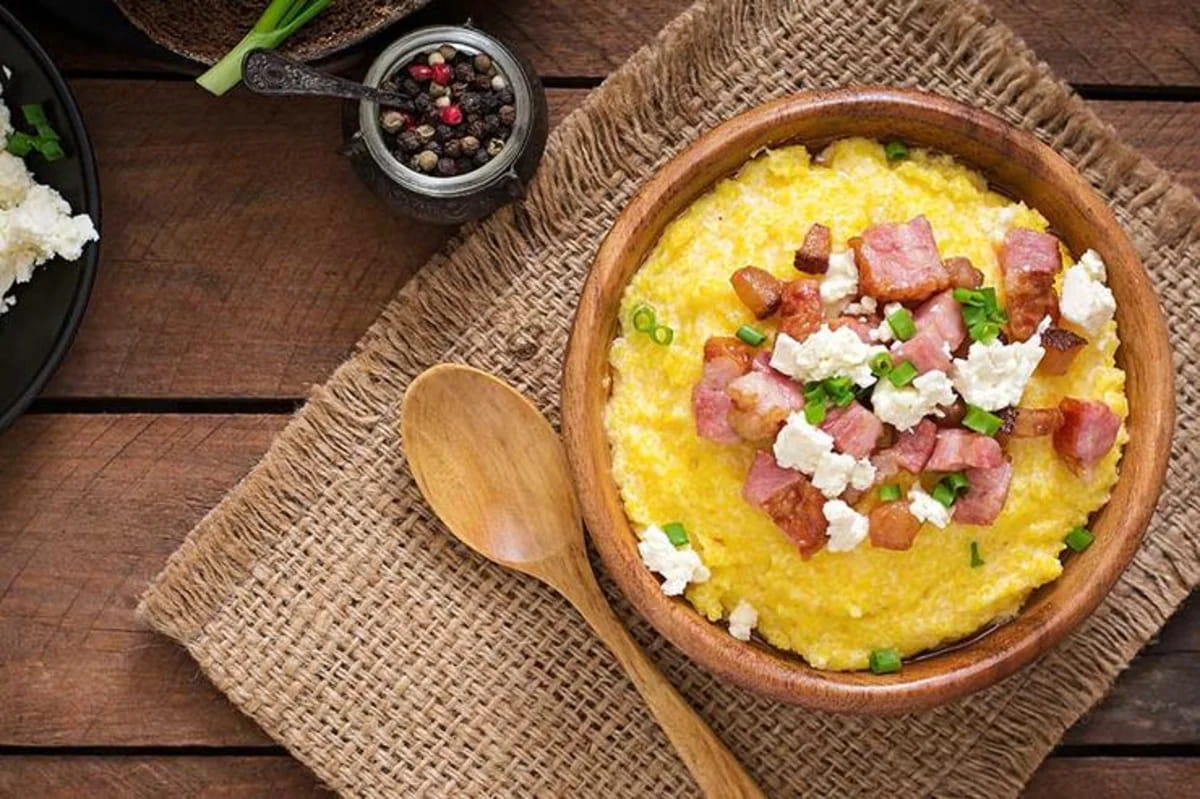 Страви Карпат. Банош Карпатська кухня, банош